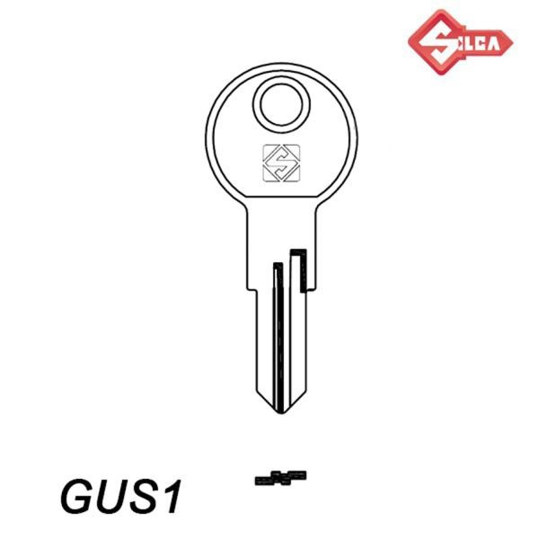 Silca 109 - klucz surowy - GUS1