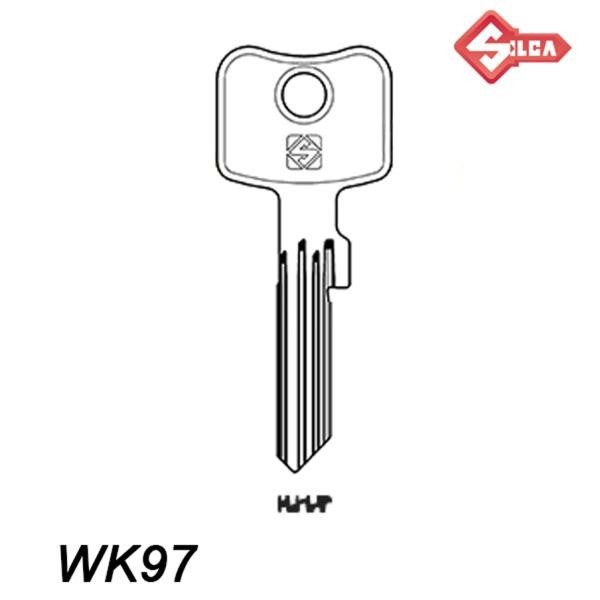 Silca 114 - klucz surowy - WK97