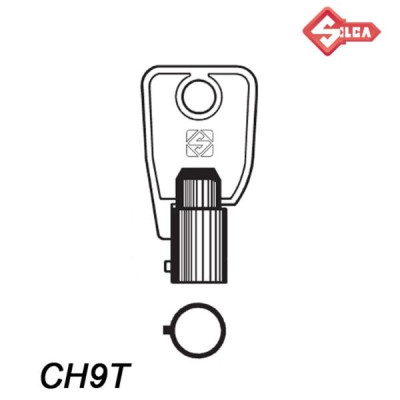 Silca 117 - klucz surowy - CH9T