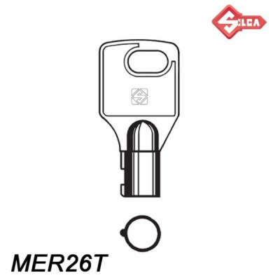Silca 119 - klucz surowy - MER26T