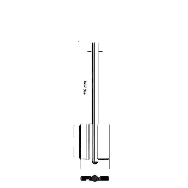 Zasuwowy 055 - Fiam 110 mm - klucz surowy
