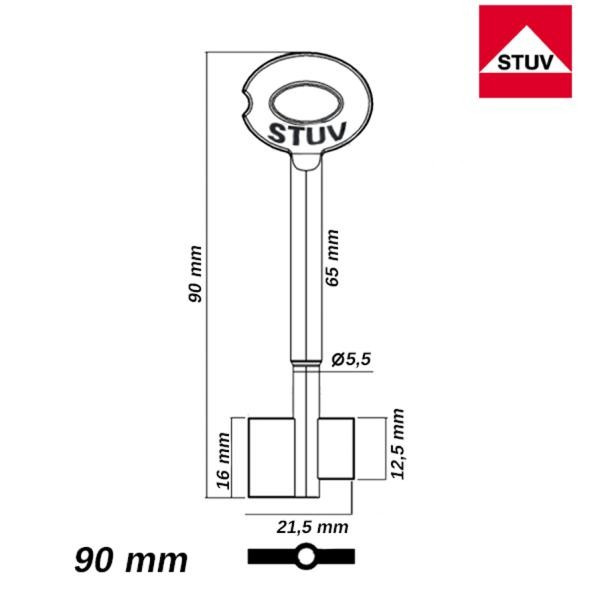Zasuwowy 061 - Stuv 90 mm