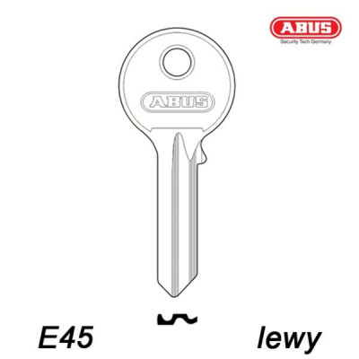Abus 001 - klucz surowy - do wkładek E45 - lewy