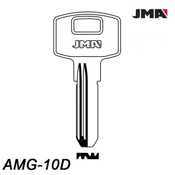 JMA 002 - klucz surowy mosiężny - AMG-10D
