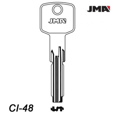 JMA 008 - klucz surowy mosiężny - CI-48