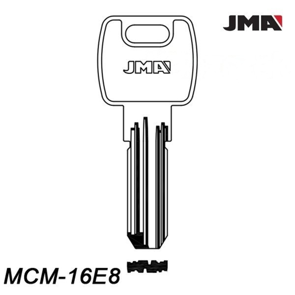JMA 030 - klucz surowy mosiężny - MCM-16E8