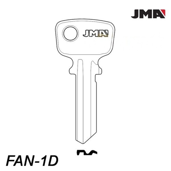 JMA 051 - klucz surowy - FAN-1D