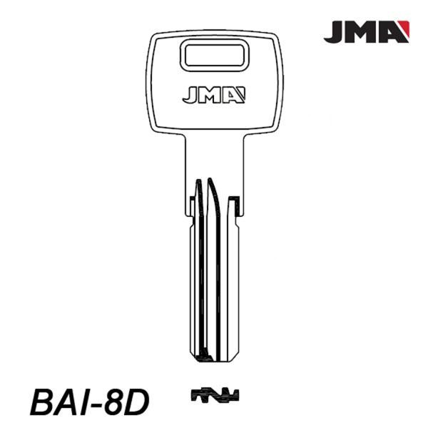 JMA 117 - klucz surowy mosiężny - BAI-8D