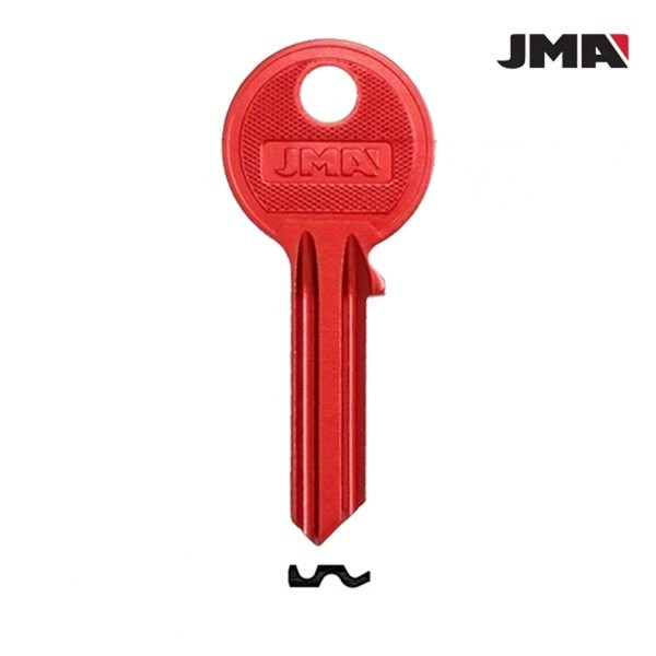 JMA 131 - klucz surowy aluminiowy - U-5D czerwony