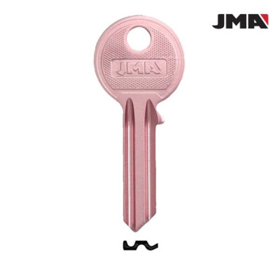 JMA 132 - klucz surowy aluminiowy - U-5D różowy