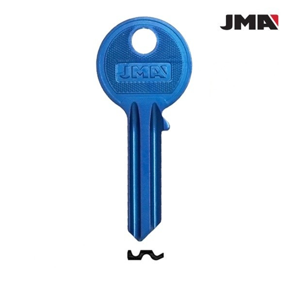 JMA 134 - klucz surowy aluminiowy - U-5D niebieski