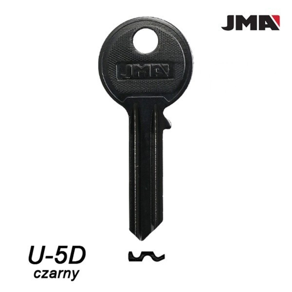 JMA 136 - klucz surowy aluminiowy - U-5D czarny