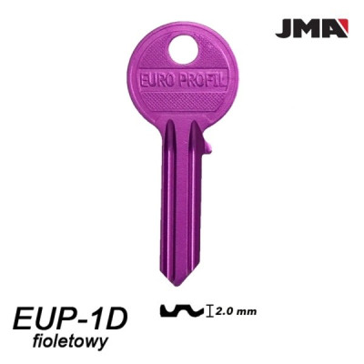 JMA 138 - klucz surowy aluminiowy - EUP-1D fioletowy