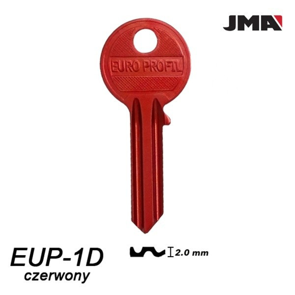 JMA 137 - klucz surowy aluminiowy - EUP-1D czerwony