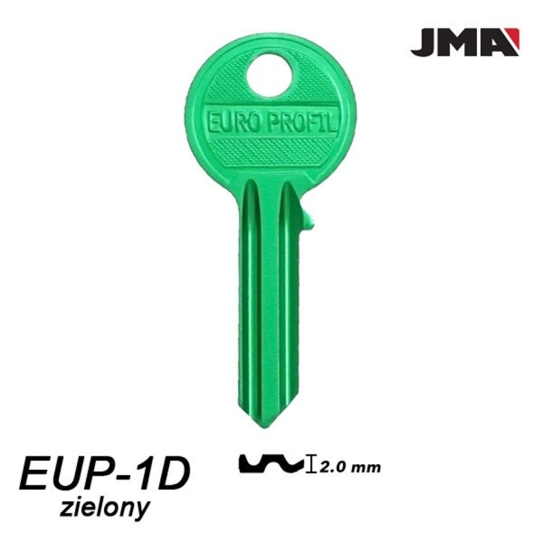 JMA 139 - klucz surowy aluminiowy - EUP-1D zielony