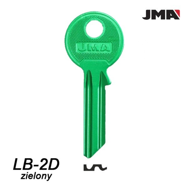 JMA 142 - klucz surowy aluminiowy - LB-2D zielony