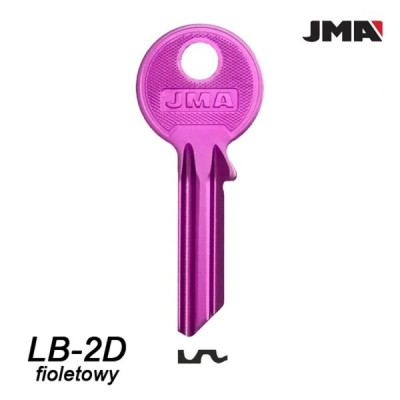 JMA 141 - klucz surowy aluminiowy - LB-2D fioletowy