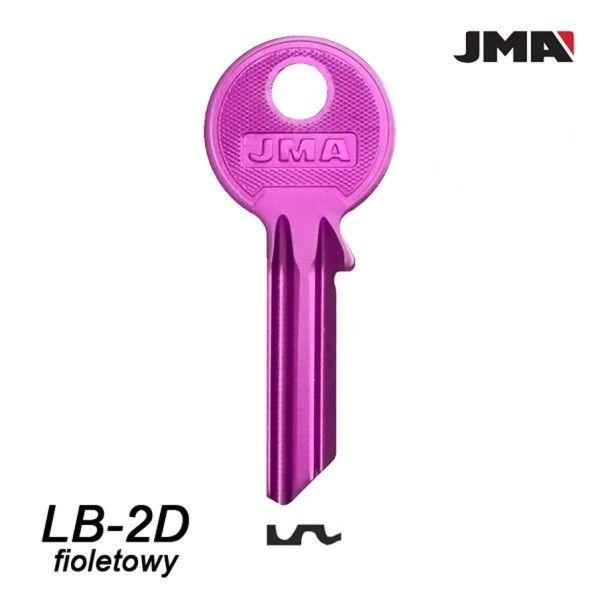 JMA 141 - klucz surowy aluminiowy - LB-2D fioletowy