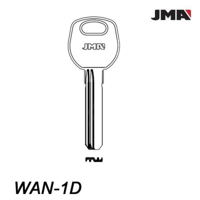 JMA 200 - klucz surowy mosiężny - WAN-1D