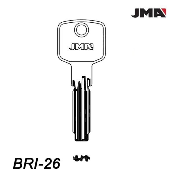 JMA 204 - klucz surowy mosiężny - BRI-26