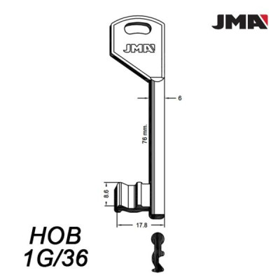 JMA 221 - klucz surowy - HOB-1G/36