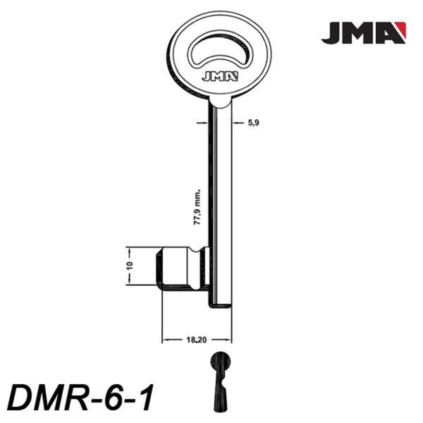 Podklamkowy DMR-6-1 - klucz surowy