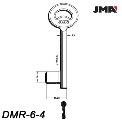 Podklamkowy DMR-6-4 - klucz surowy