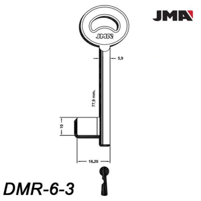 Podklamkowy DMR-6-3 - klucz surowy
