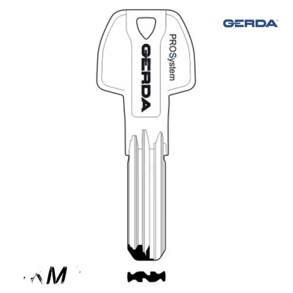 Gerda 024 - klucz surowy - PROSystem WKM3M