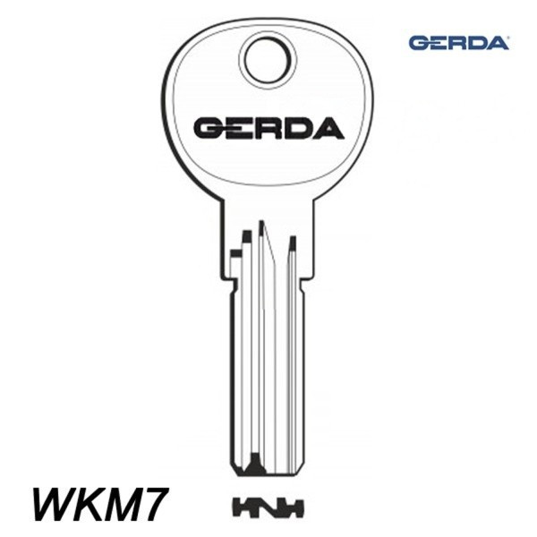 Gerda 027 - klucz surowy - WKM7 - EDY (IE14)