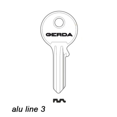 Gerda 060 - klucz surowy - ALU LINE nr 3