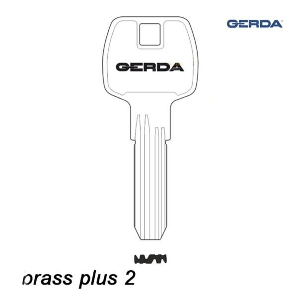 Gerda 062 - klucz surowy - BRASS PLUS nr 2