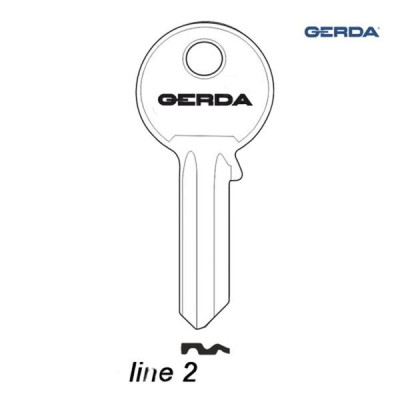 Gerda 064 - klucz surowy - STAINLESS LINE nr 2