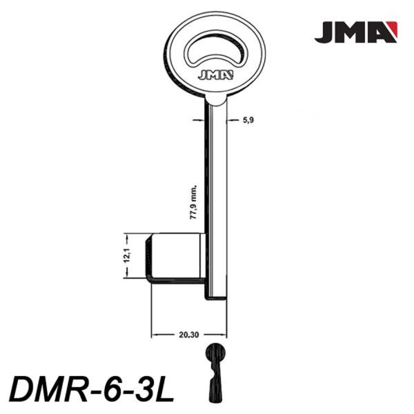 Podklamkowy DMR-6-3L - klucz surowy