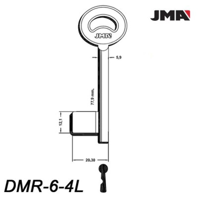 Podklamkowy DMR-6-4L - klucz surowy