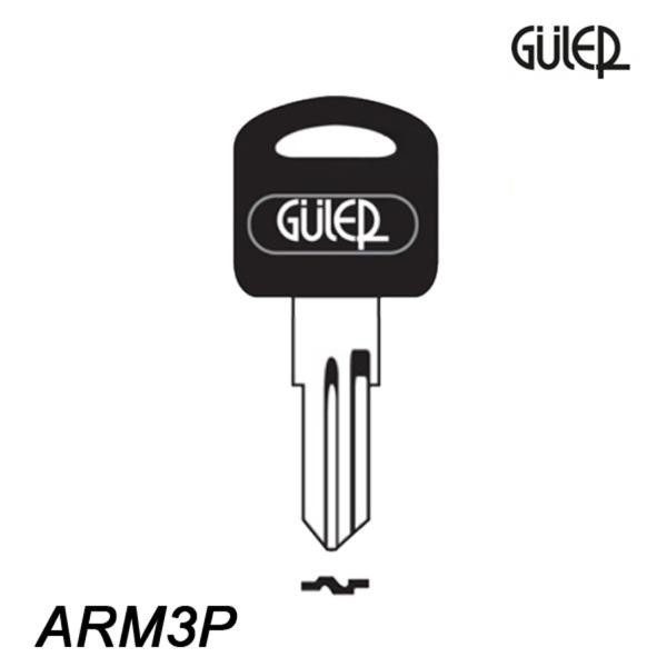 Mieszkaniowy 120 - klucz surowy mosiężny - Guler ARM3P