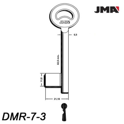 Podklamkowy DMR-7-3 - klucz surowy