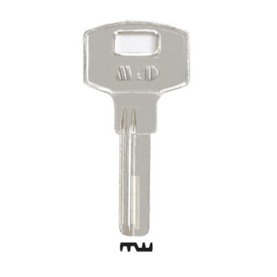 Mieszkaniowy 005 - klucz surowy mosiężny - M&D Cyklop PL2020