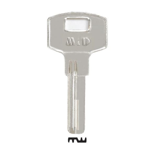 Mieszkaniowy 005 - klucz surowy mosiężny - M&D Cyklop PL2020