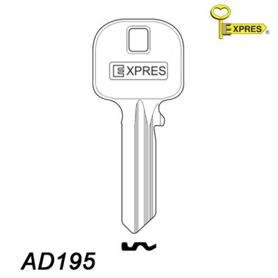 Expres 043 - klucz surowy mosiężny - AD195