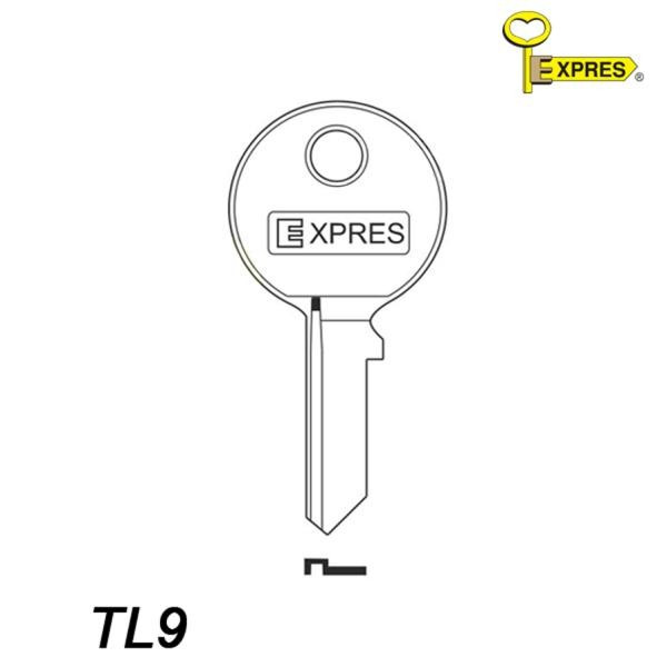 Expres 064 - klucz surowy mosiężny - TL9