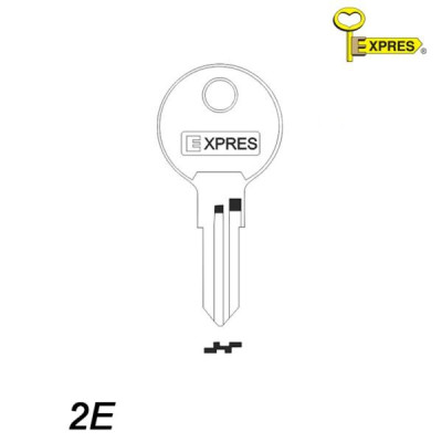 Expres 079 - klucz surowy mosiężny - 2E