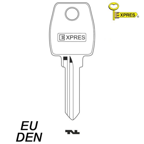Expres 087 - klucz surowy mosiężny - EUDEN
