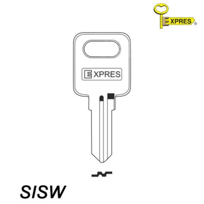 Expres 101 - klucz surowy mosiężny - SISW