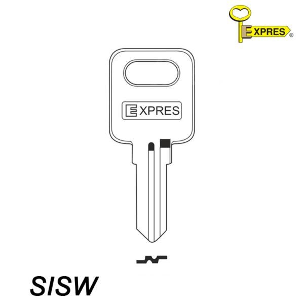 Expres 101 - klucz surowy mosiężny - SISW