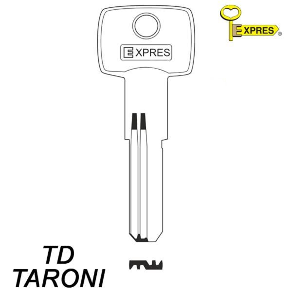 Expres 108 - klucz surowy mosiężny - TD Taroni