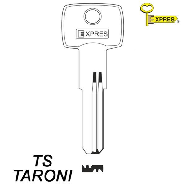 Expres 107 - klucz surowy mosiężny - TS Taroni