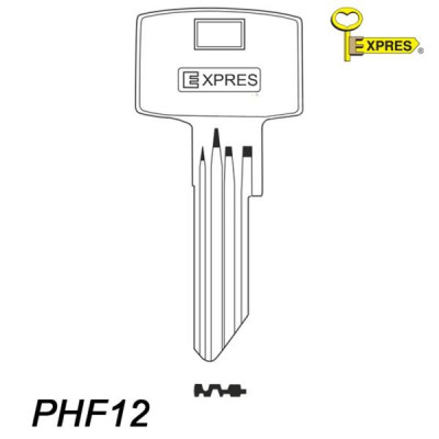Expres 115 - klucz surowy mosiężny - PHF12