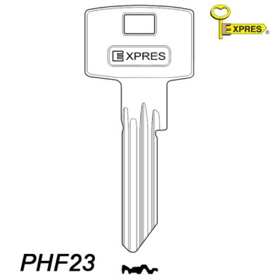 Expres 119 - klucz surowy mosiężny - PHF23