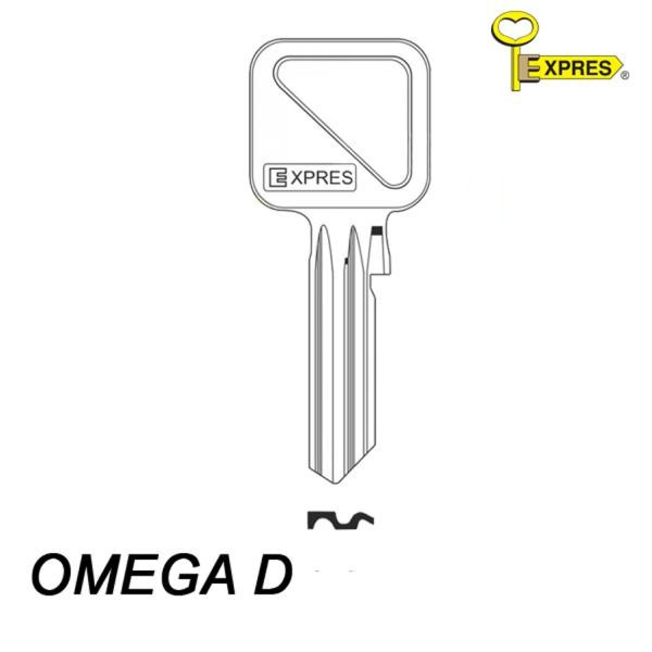 Expres 175 - klucz surowy mosiężny - Omega D